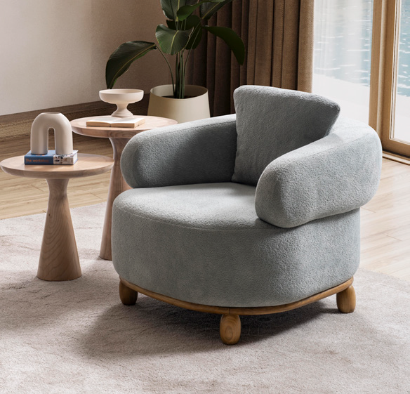 Lugo Mode Koltuk Takımı (Modern Ahşap Detaylı)