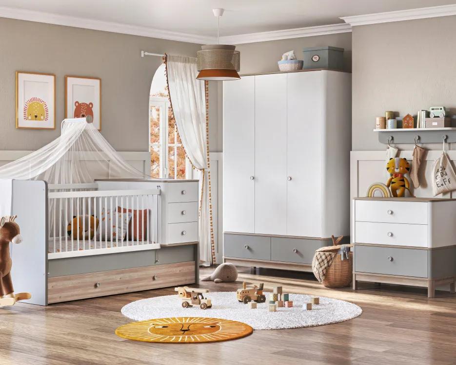 Bono Grey Baby Bebek Odası — fotoğraf 2