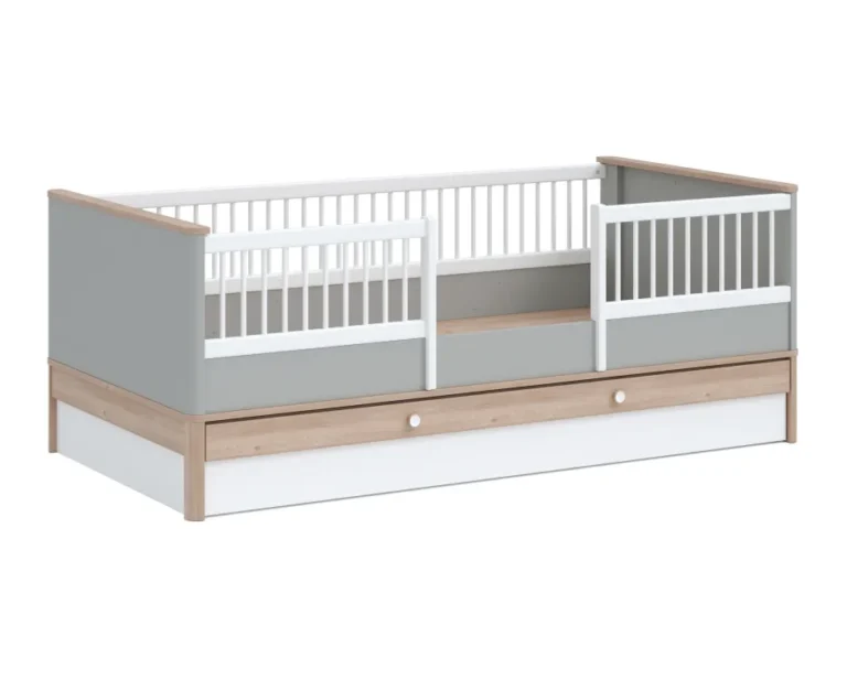 Bono Grey Toddler Karyola 100x200 cm
