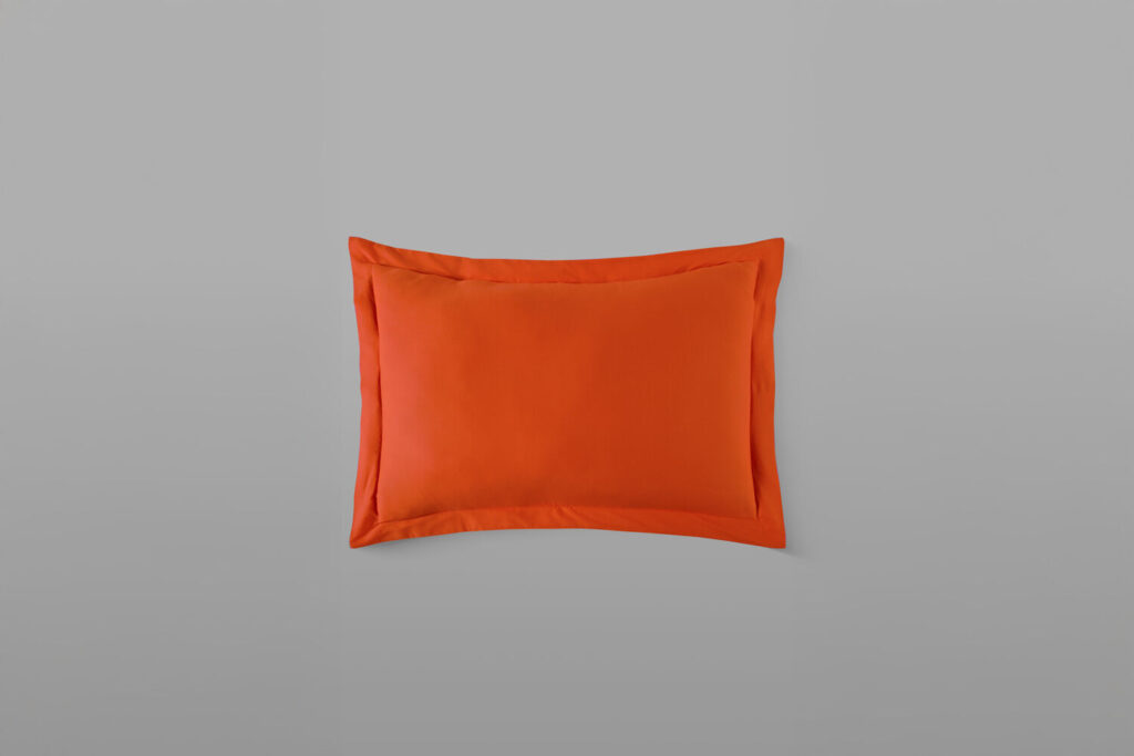 Pamuk Yastık Kılıfı Oxford (Aurosoft) - Orange — fotoğraf 6